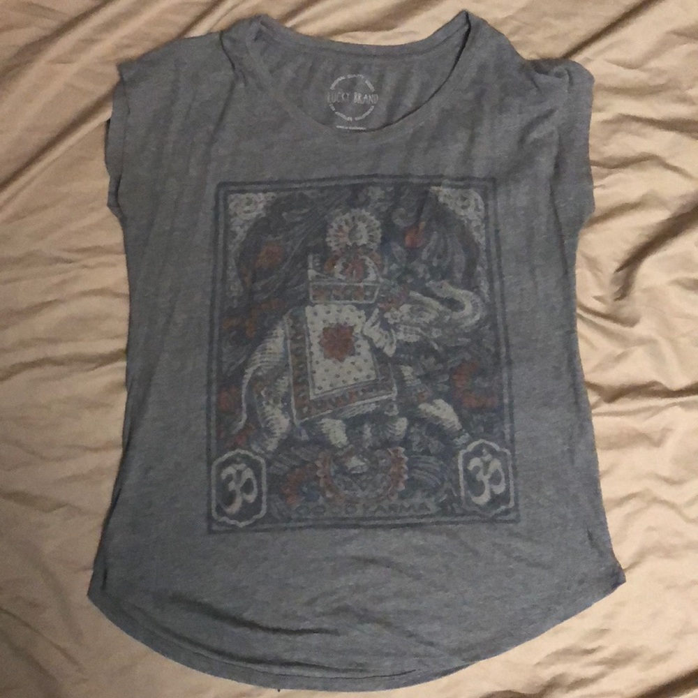 Lucky Brand elephant tee shirt